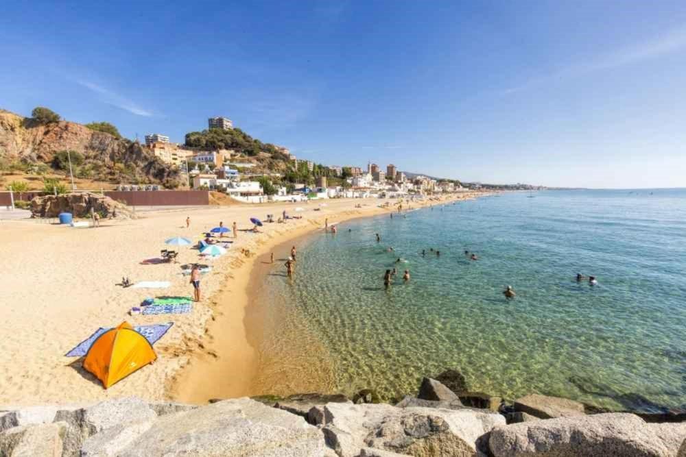 Atico Duplex Playa Area Barcelona Con Spa Exterior Монгат Экстерьер фото